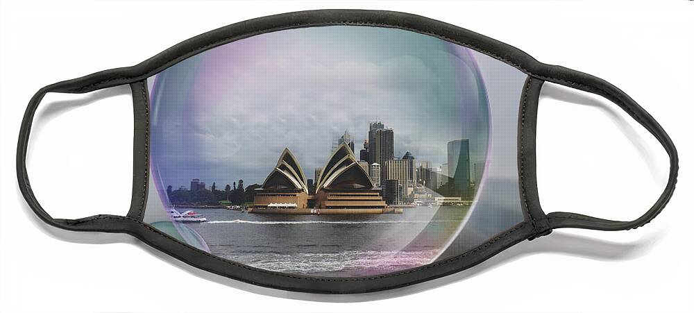 Australia Face Mask featuring the photograph Sydney Opera House by Richard Gehlbach