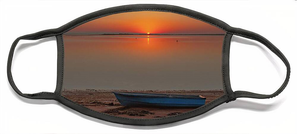 Ocean Face Mask featuring the photograph The Perfect Sunrise by Marcy Wielfaert