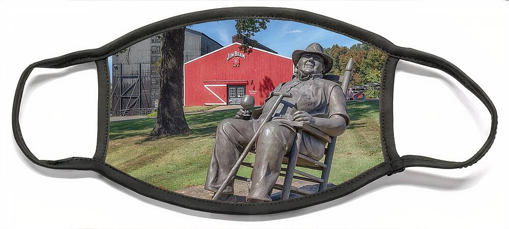 Jim Beam Face Mask featuring the photograph The Master Distiller by Susan Rissi Tregoning