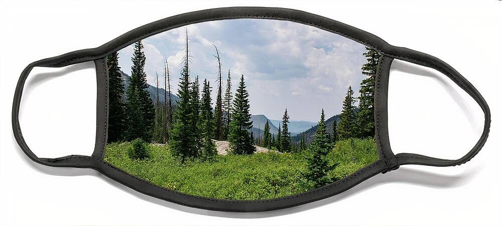 Mountain Face Mask featuring the photograph Trail to Gilpin Lake by Nicole Lloyd