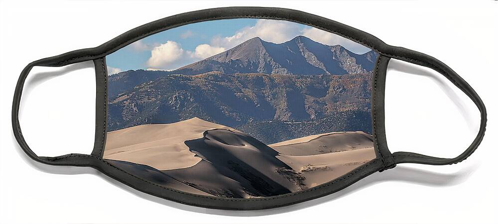 Dunes Face Mask featuring the photograph Transitions by Jim Garrison