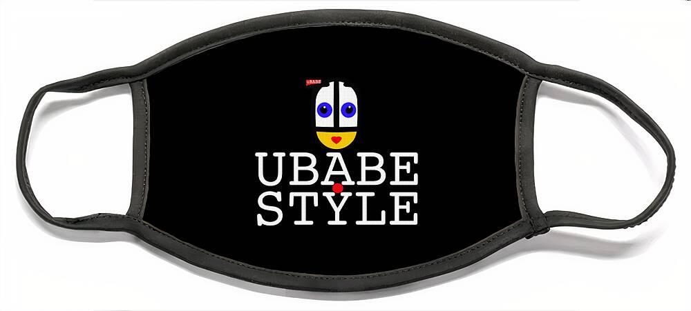 Ubabe Style Url Face Mask featuring the digital art Ubabe Style Url by Ubabe Style