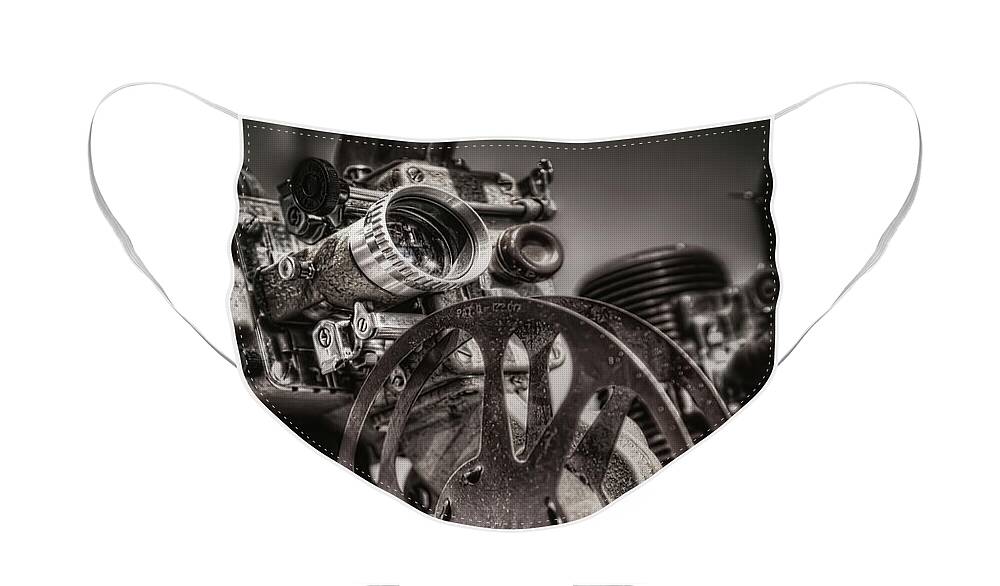 Projector Face Mask featuring the photograph Vintage 16mm by Scott Norris