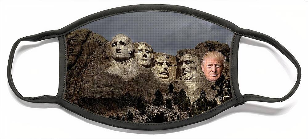 American Face Mask featuring the photograph American Monuments #1 by Action