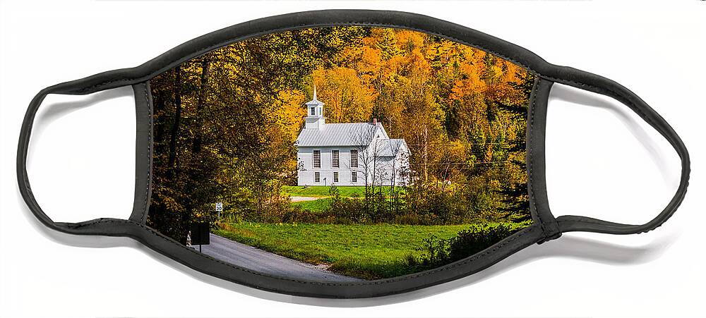 Autumn Face Mask featuring the photograph Autumn in Calais Vermont #1 by Scenic Vermont Photography