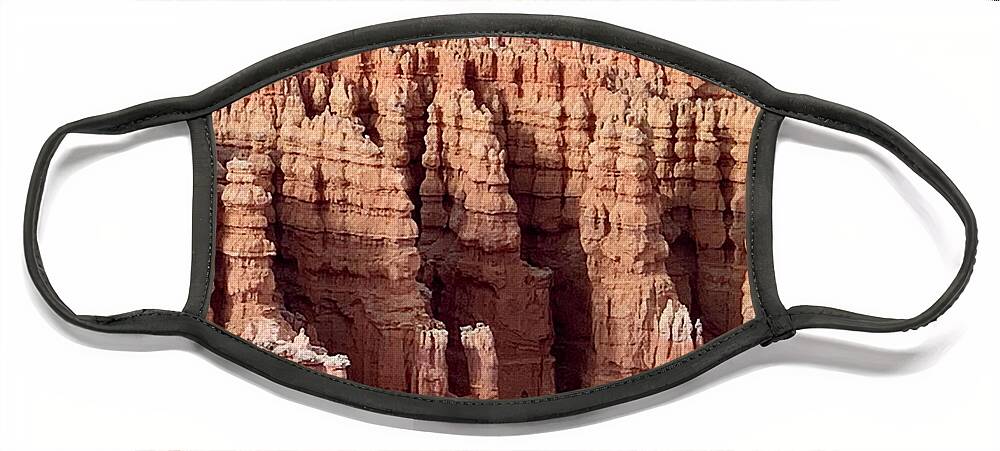Bryce Canyon Face Mask featuring the digital art Bryce Canyon #1 by Tammy Keyes