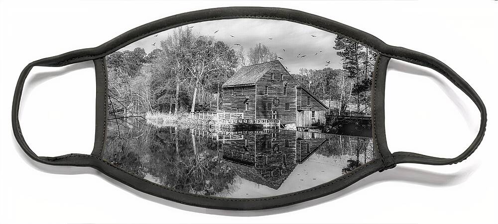 Old Face Mask featuring the photograph Historic Yates Mill by Rick Nelson