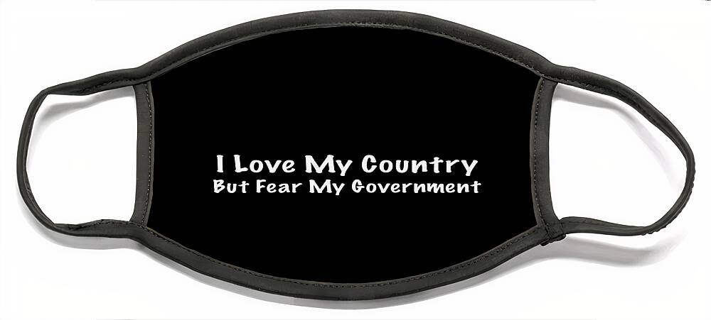 Face Mask Face Mask featuring the photograph I Love My Country Apparel #1 by Mark Stout