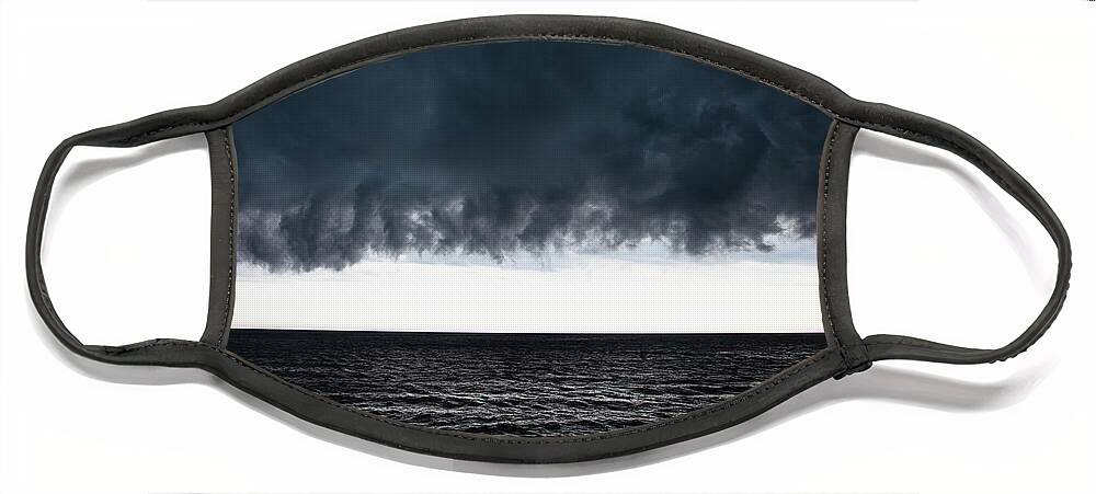 Storm Face Mask featuring the photograph Incoming Storm #1 by Timothy Johnson