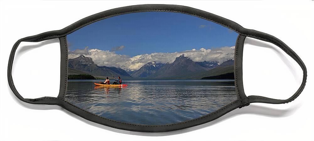 Lake Mcdonald Face Mask featuring the photograph Lake McDonald - Glacier National Park by Richard Krebs