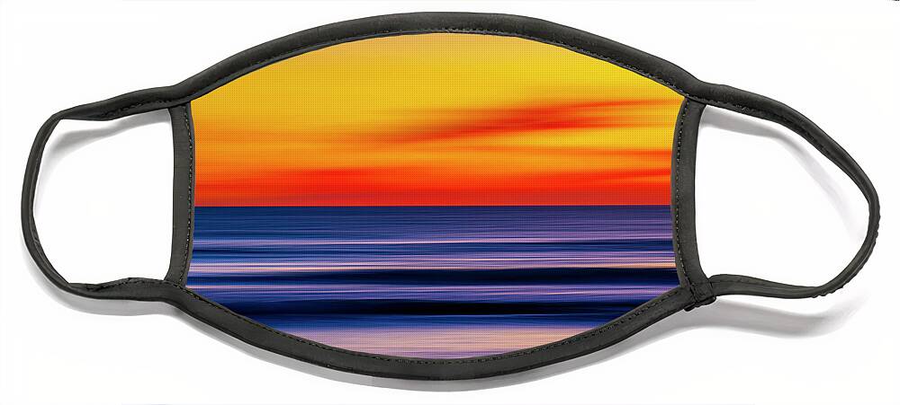 Pan Blur Face Mask featuring the photograph Motion of the Ocean #1 by Rich Cruse