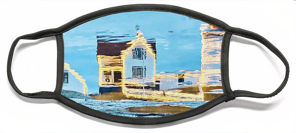  Face Mask featuring the photograph Nubble #1 by John Gisis