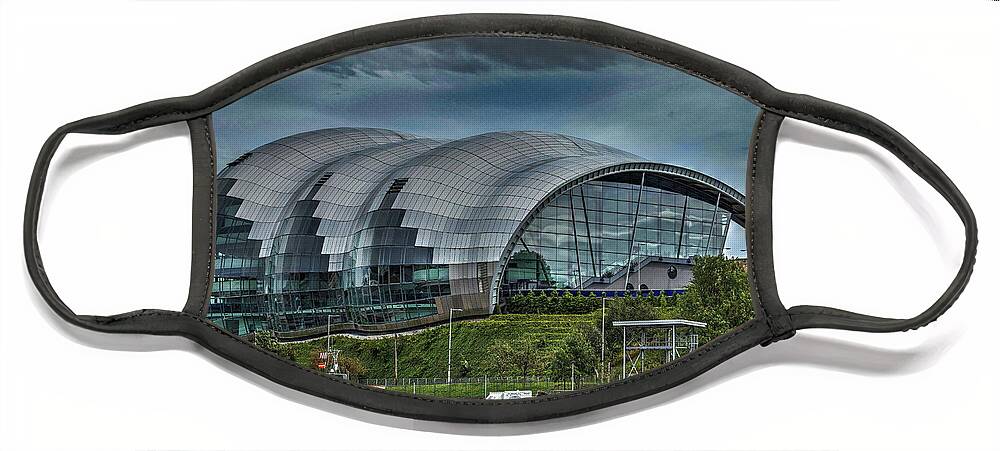 Sage Face Mask featuring the photograph Sage Gateshead #2 by Jeff Townsend
