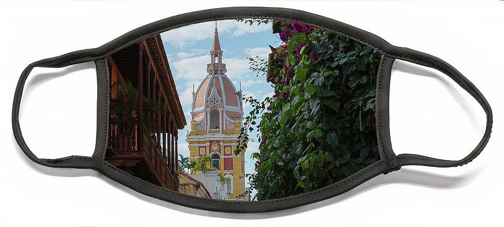 Cartagena Face Mask featuring the photograph Cartagena Bolivar Colombia #13 by Tristan Quevilly