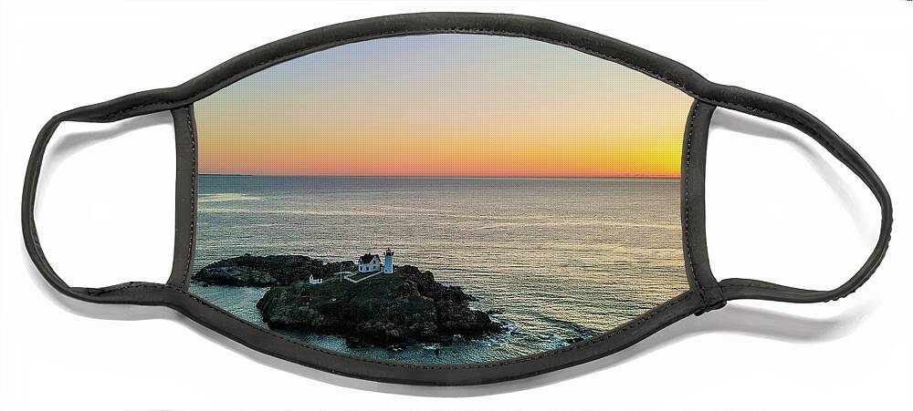  Face Mask featuring the photograph Nubble #14 by John Gisis