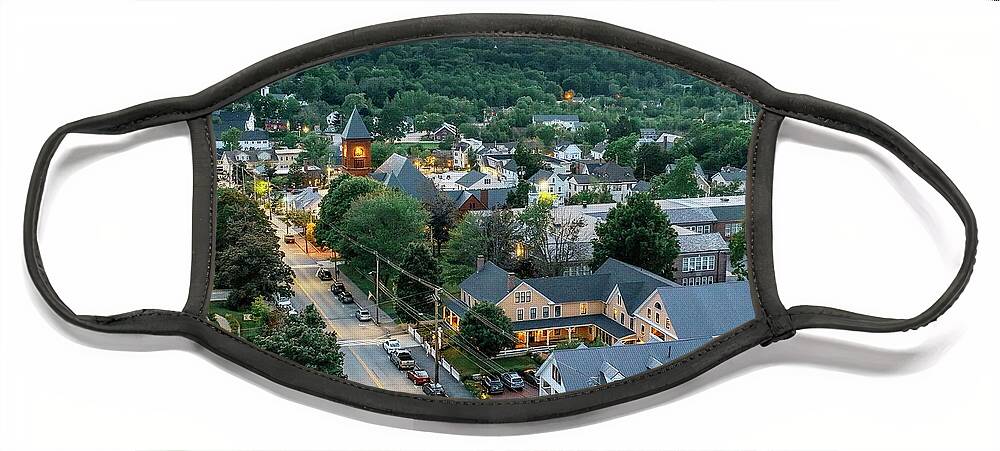  Face Mask featuring the photograph Wolfeboro #15 by John Gisis