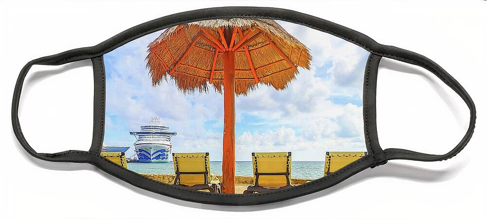 Costa Maya Mexico Face Mask featuring the photograph Costa Maya Mexico #2 by Paul James Bannerman