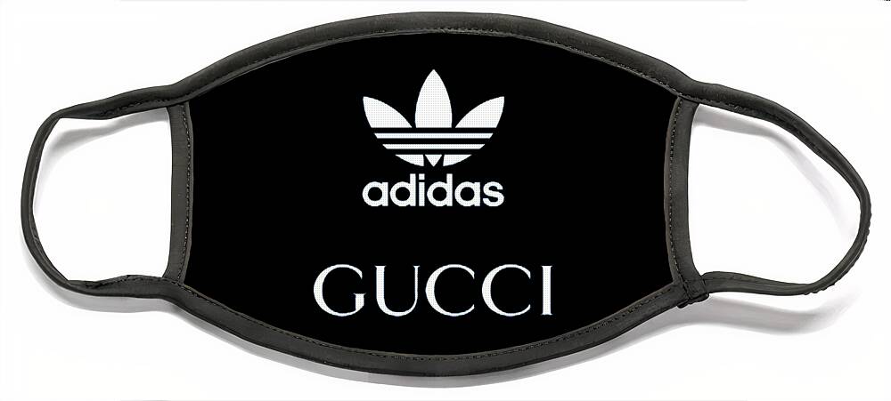 Gucci and Adidas Brands Best Collections Face Mask by Darel Art - Pixels