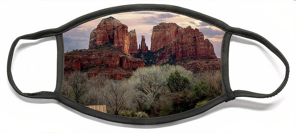 Sunset Face Mask featuring the photograph Sedona #2 by G Lamar Yancy