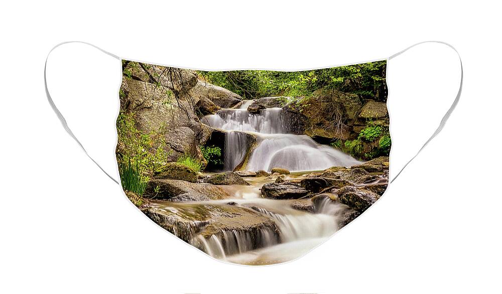 3falls Face Mask featuring the photograph 3 Falls by Bradley Morris