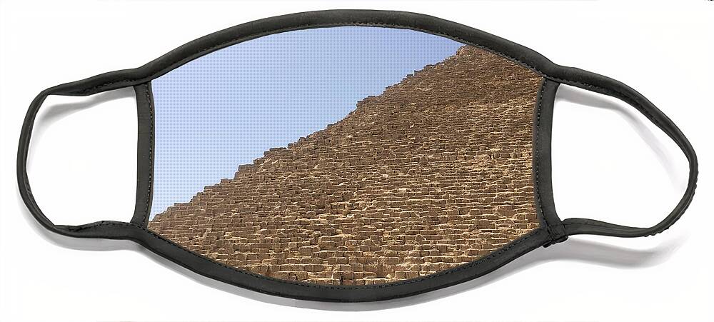 Giza Face Mask featuring the photograph Great Pyramid by Trevor Grassi