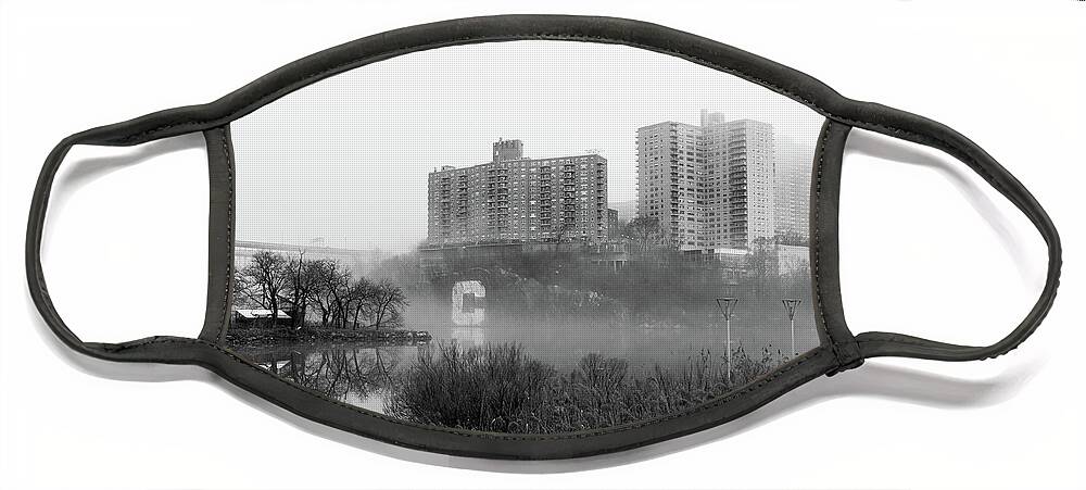 Inwood Face Mask featuring the photograph Spuyten Duyvil #6 by Cole Thompson