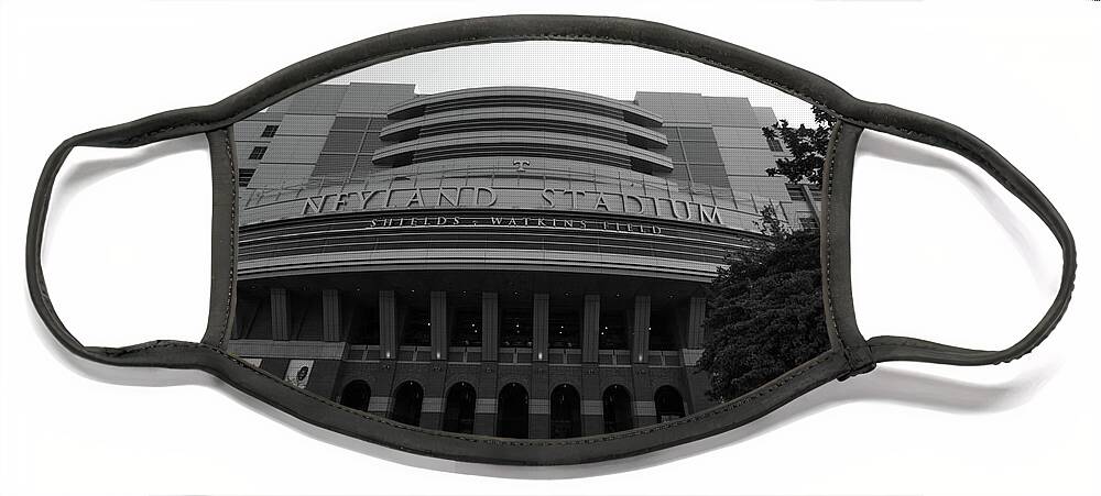 Tennessee Vols Face Mask featuring the photograph University of Tennesse Neyland Stadium Entrance by Eldon McGraw