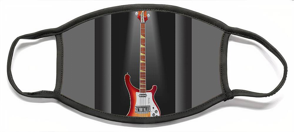 Electric Guitar Face Mask featuring the photograph A Classic Guitar in a Box 16 by Mike McGlothlen