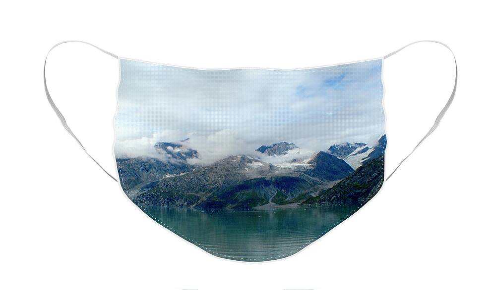 Alaska Face Mask featuring the photograph A panoramic view of Glacier Bay, Alaska by Gunther Allen