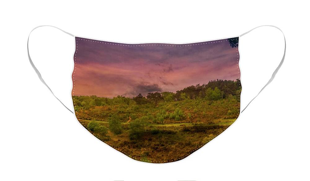 A3 Face Mask featuring the photograph A3 Return to Nature by Chris Boulton