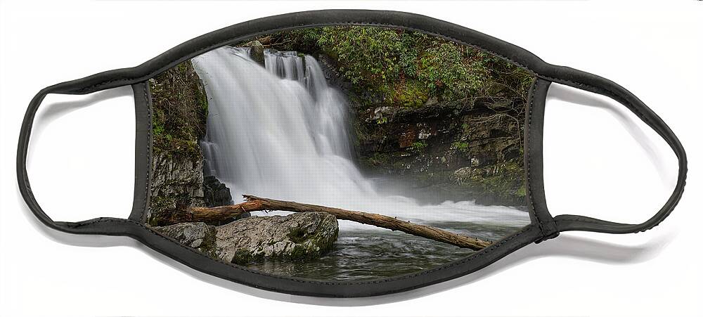 Abrams Falls Face Mask featuring the photograph Abrams Falls 13 by Phil Perkins