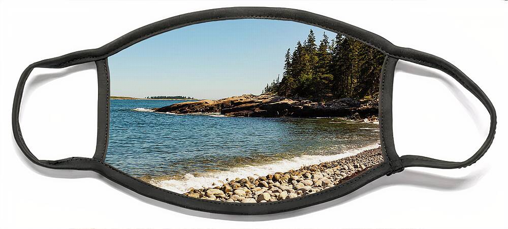 Acadia Face Mask featuring the photograph Acadia National Park Landscape Photography by Amelia Pearn