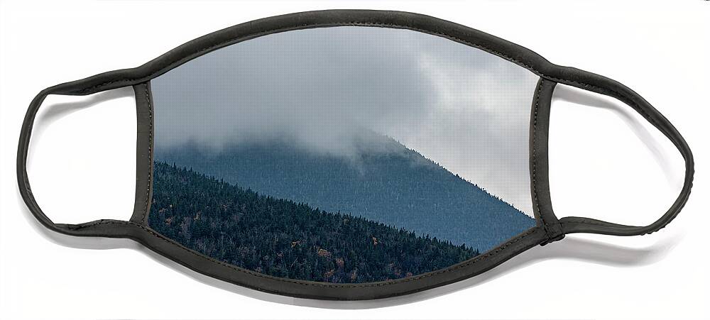 Lake Placid Face Mask featuring the photograph Adirondack Peak by Dave Niedbala