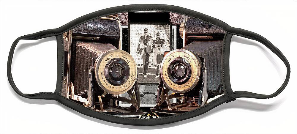 Kodak Face Mask featuring the digital art Agfa Pd20 Readyset Special by Anthony Ellis