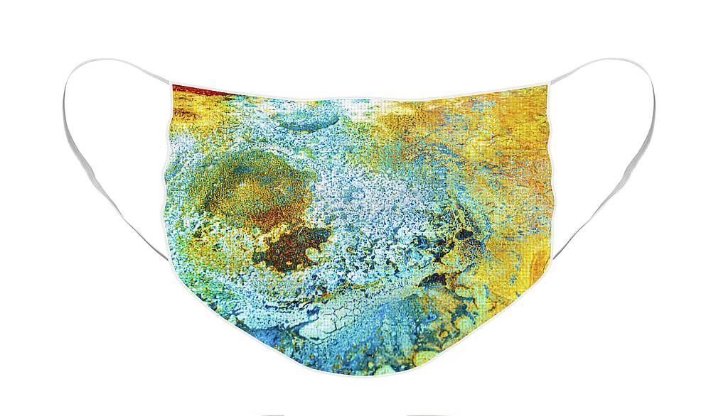 Yellow Face Mask featuring the photograph Alien Planet Aerial by Liquid Eye