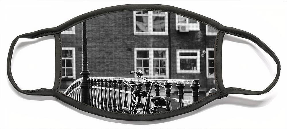 #instagram #edgalagan #galagan #edwardgalagan #nederland #netherlands #dutch #bestphotos #artgallery #tower #snow #winter #eduardgalagan #grass #cityphotography #bestphotography #seeds #digitalpainting #taiwan #b&w #amsterdam #church #canal #evening #taipei #city #blackandwhite #architecturephotos #bike #bicycle Face Mask featuring the photograph Amsterdam. Winter album. Page 002. by Edward Galagan