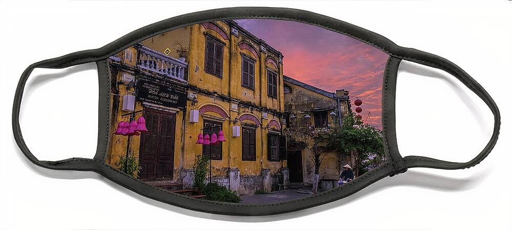Ancient Face Mask featuring the photograph Ancient Town of Hoi An by Arj Munoz