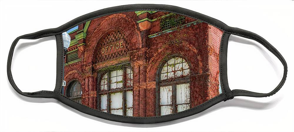 Anheuser Busch Beer Depot Face Mask featuring the photograph Anheuser Busch Beer Depot - Omaha Nebraska by Susan Rissi Tregoning