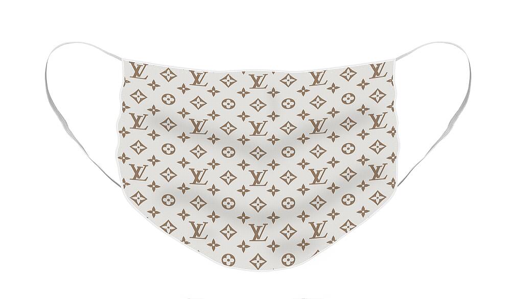 louis vuitton Supreme white brown pattern Face Mask for Sale by SupLA Fresh