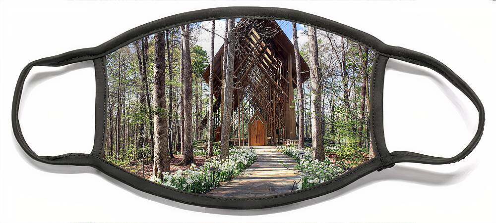 Chapel Face Mask featuring the photograph Anthony Chapel at Easter by William Rainey