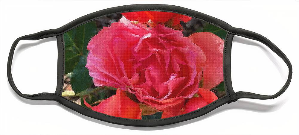 Roses Face Mask featuring the photograph April Blossoms by Brian Watt