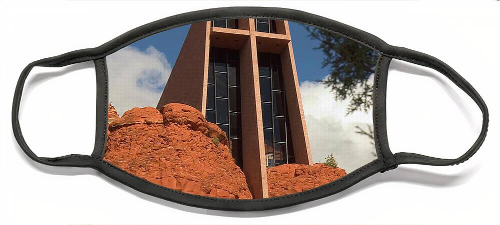 Chapel Face Mask featuring the photograph Arizona Outback 4 by Mike McGlothlen