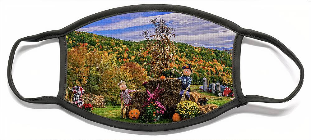 Autumn Face Mask featuring the photograph Autumn in the Northeast Kingdom by Scenic Vermont Photography
