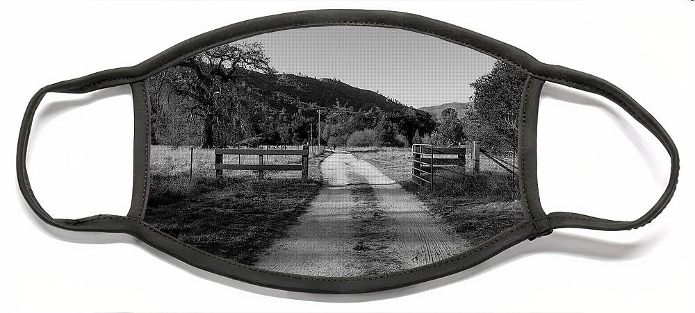 Road Face Mask featuring the photograph Bacon Road in Pinnacles National Park by Rick Pisio