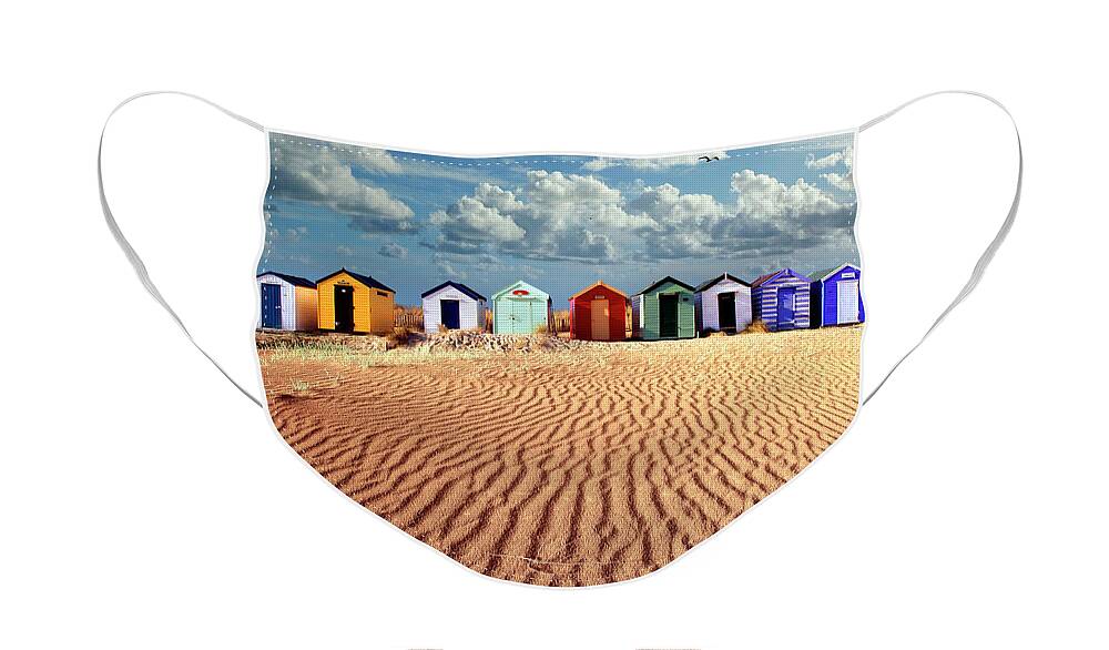 Nag003110x Face Mask featuring the photograph Beach Colors by Edmund Nagele FRPS