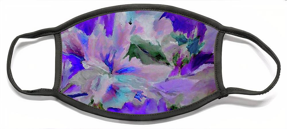 Beautiful Face Mask featuring the painting Beautiful Nature Abstract by Lisa Kaiser