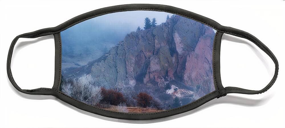 Co Face Mask featuring the photograph Bee Rock by Doug Wittrock
