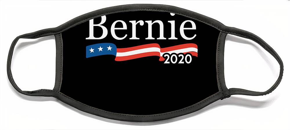 Cool Face Mask featuring the digital art Bernie For President 2020 by Flippin Sweet Gear