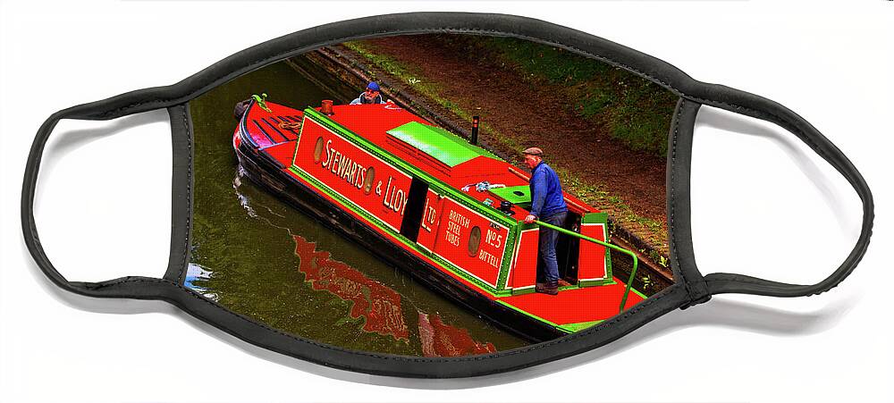 Machinery Face Mask featuring the photograph Bittel Tug no5 by Stephen Melia