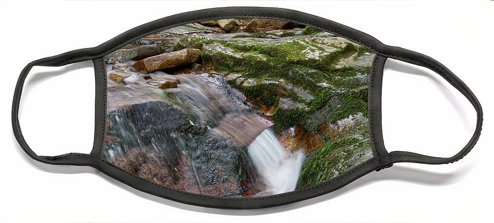 Nature Face Mask featuring the photograph Blue Hole Falls 15 by Phil Perkins